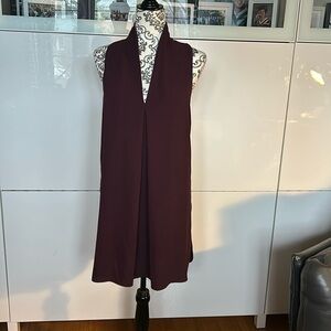 Aritzia Wilfred burgundy mini dress